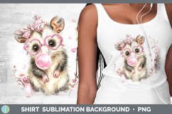 GorgeousWoodland Pink Bubble Gum Shirt design.