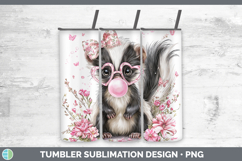 GorgeousWoodland Pink Bubble Gum Tumbler design.