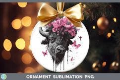 GorgeousWoodland Pink Drips Ornament design.