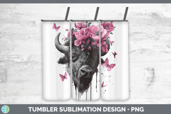 GorgeousWoodland Pink Drips Tumbler design.