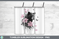 GorgeousWoodland Pink Drips Tumbler design.