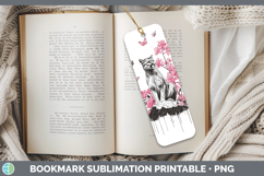 GorgeousWoodland Pink Drips Bookmark design.