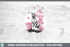 GorgeousWoodland Pink Drips Wind Spinner design.