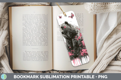 GorgeousWoodland Pink Drips Bookmark design.