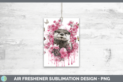 GorgeousWoodland Pink Drips Air Freshener design.