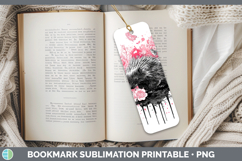 GorgeousWoodland Pink Drips Bookmark design.