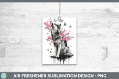 GorgeousWoodland Pink Drips Air Freshener design.