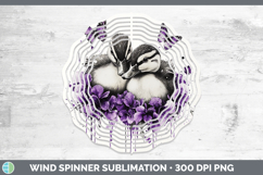 GorgeousWoodland Purple Drips Wind Spinner design.