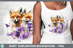 GorgeousWoodland Purple Drips Shirt design.
