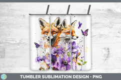 GorgeousWoodland Purple Drips Tumbler design.