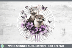 GorgeousWoodland Purple Drips Wind Spinner design.