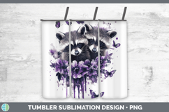 GorgeousWoodland Purple Drips Tumbler design.