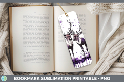 GorgeousWoodland Purple Drips Bookmark design.