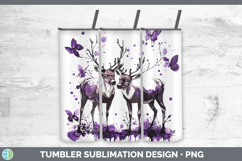 GorgeousWoodland Purple Drips Tumbler design.