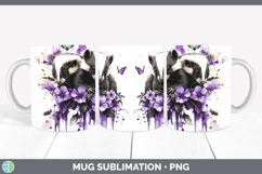 GorgeousWoodland Purple Drips Mug Wrap design.