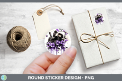 GorgeousWoodland Purple Drips Stickers design.