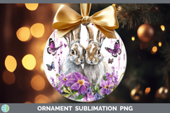 GorgeousWoodland Purple Drips Ornament design.