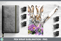 GorgeousWoodland Purple Drips Pen Wrap design.