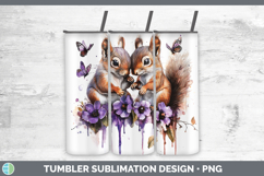 GorgeousWoodland Purple Drips Tumbler design.