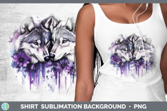 GorgeousWoodland Purple Drips Shirt design.