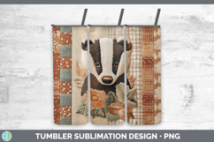 GorgeousWoodland Quilted Patchwork Tumbler design.