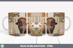 GorgeousWoodland Quilted Patchwork Mug Wrap design.