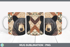 GorgeousWoodland Quilted Patchwork Mug Wrap design.