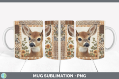 GorgeousWoodland Quilted Patchwork Mug Wrap design.