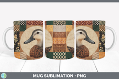 GorgeousWoodland Quilted Patchwork Mug Wrap design.
