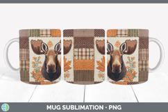 GorgeousWoodland Quilted Patchwork Mug Wrap design.