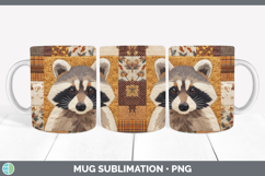 GorgeousWoodland Quilted Patchwork Mug Wrap design.