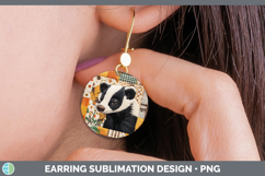 GorgeousWoodland Quilted Patchwork Round Earrings design.
