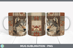 GorgeousWoodland Quilted Patchwork Mug Wrap design.