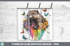 GorgeousWoodland Rainbow Splash Tumbler design.