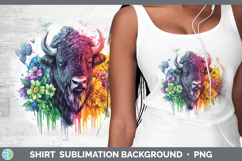 GorgeousWoodland Rainbow Splash Shirt design.