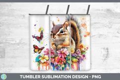 GorgeousWoodland Rainbow Splash Tumbler design.