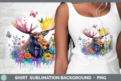 GorgeousWoodland Rainbow Splash Shirt design.