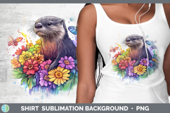 GorgeousWoodland Rainbow Splash Shirt design.