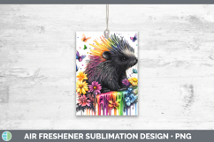 GorgeousWoodland Rainbow Splash Air Freshener design.