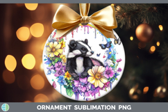 GorgeousWoodland Rainbow Splash Ornament design.
