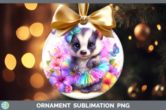 GorgeousWoodland Rainbow Summer Ornament design.