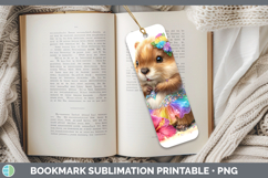 GorgeousWoodland Rainbow Summer Bookmark design.