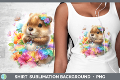 GorgeousWoodland Rainbow Summer Shirt design.