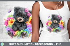 GorgeousWoodland Rainbow Summer Shirt design.