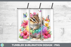 GorgeousWoodland Rainbow Summer Tumbler design.