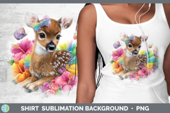 GorgeousWoodland Rainbow Summer Shirt design.