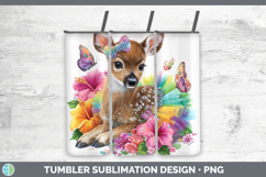 GorgeousWoodland Rainbow Summer Tumbler design.