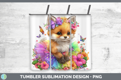 GorgeousWoodland Rainbow Summer Tumbler design.