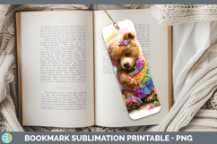 GorgeousWoodland Rainbow Summer Bookmark design.
