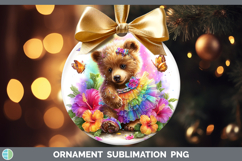 GorgeousWoodland Rainbow Summer Ornament design.